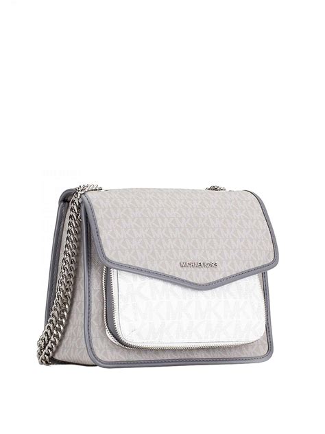 Michael Kors Regina Shoulder Bag Medium Gray 